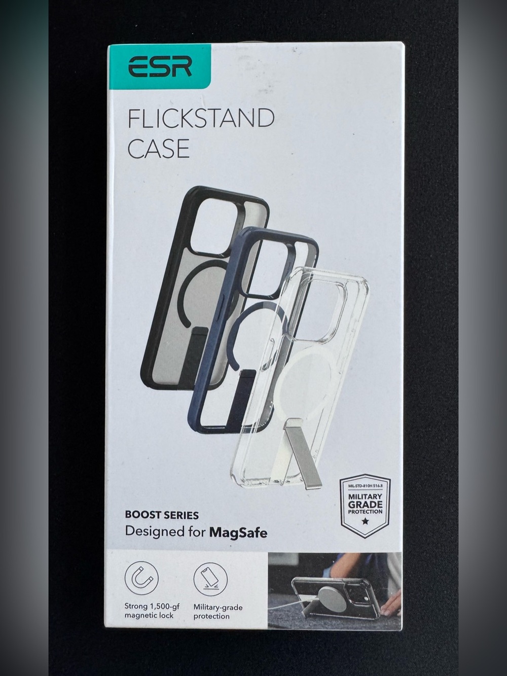 iPhone 15 Pro Case: Flickstand for MagSafe - Clear